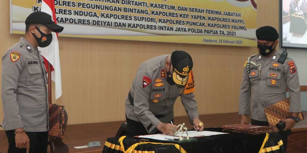 sembilan-kapolres-dan-pejabat-utama-polda-papua-dirotasi